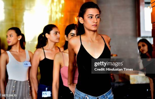 Over 100 young girls from various parts of India and world participated in model audition for the upcoming Winter/Festive 2018 season of Lakme...