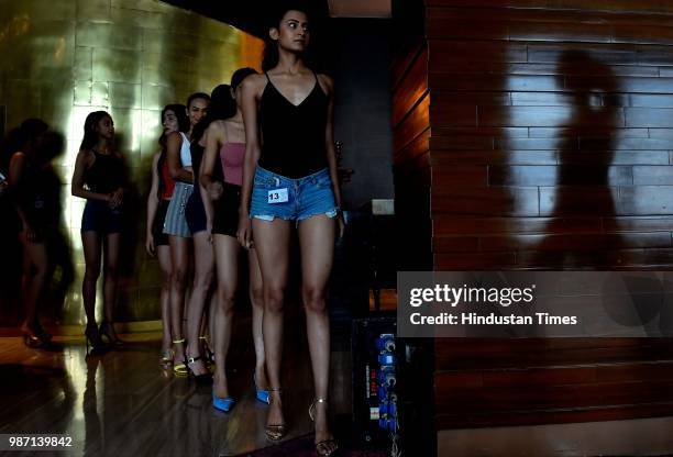 Over 100 young girls from various parts of India and world participated in model audition for the upcoming Winter/Festive 2018 season of Lakme...