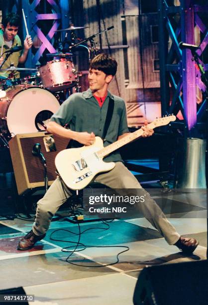 Episode 1640 -- Pictured: Rhett Miller from the band "Old 97's" performing on July 13, 1999 --