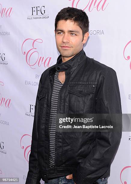 Adrian Grenier attends the launch of Eva Longoria Parker's fragrance "Eva" by Eva Longoria at Beso on April 27, 2010 in Hollywood, California.