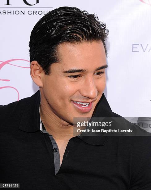 Mario Lopez attends the launch of Eva Longoria Parker's fragrance "Eva" by Eva Longoria at Beso on April 27, 2010 in Hollywood, California.