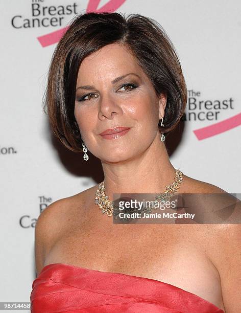 Actress Marcia Gay Harden attends the 2010 Breast Cancer Research Foundation's Hot Pink Party at The Waldorf=Astoria on April 27, 2010 in New York...