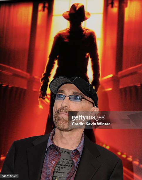Actor Jackie Earle Haley arrives at the premiere of New Line's "A Nightmare on Elm Street" at the Chinese Theater on April 27, 2010 in Los Angeles,...