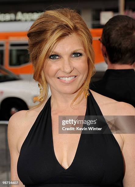 Actress Connie Britton arrives at the premiere of New Line's "A Nightmare on Elm Street" at the Chinese Theater on April 27, 2010 in Los Angeles,...