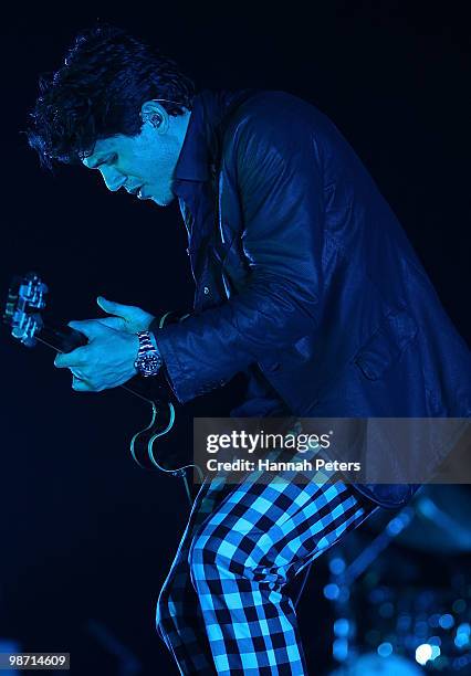 John Mayer performs on stage at Vector Arena on April 28, 2010 in Auckland, New Zealand.