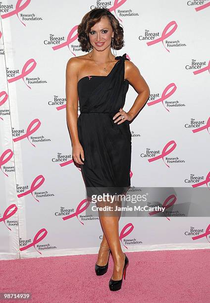 Dancer Karina Smirnoff attends the 2010 Breast Cancer Research Foundation's Hot Pink Party at The Waldorf=Astoria on April 27, 2010 in New York City.