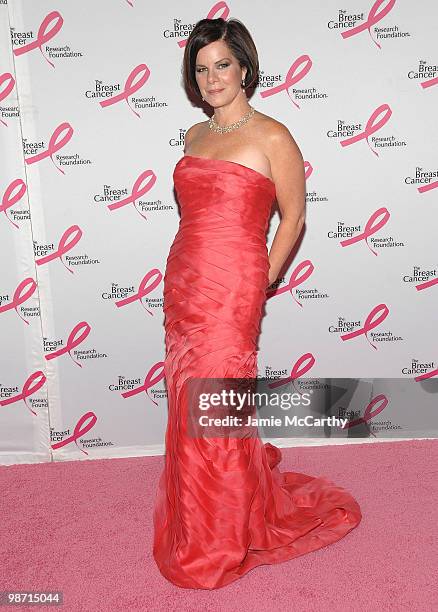 Actress Marcia Gay Harden attends the 2010 Breast Cancer Research Foundation's Hot Pink Party at The Waldorf=Astoria on April 27, 2010 in New York...