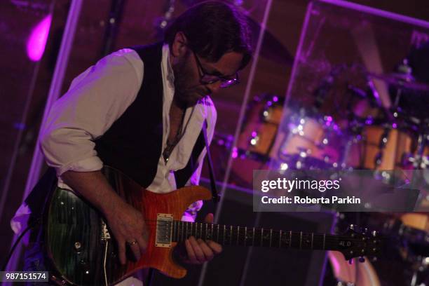 Al Di Meola performs during the 2018 Festival International de Jazz de Montreal at Quartier des spectacles on June 28, 2018 in Montreal, Canada.