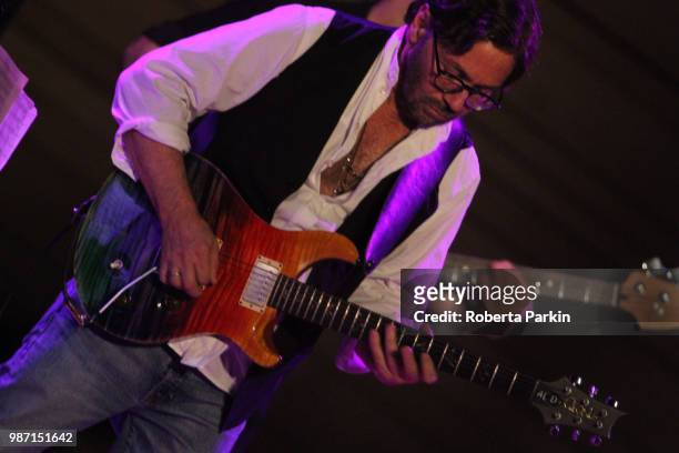 Al di Meola performs during the 2018 Festival International de Jazz de Montreal at Quartier des spectacles on June 28, 2018 in Montreal, Canada.