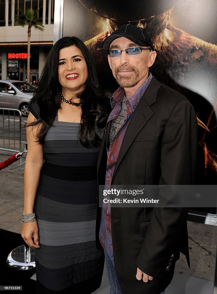 Actor Jackie Earle Haley and his wife Amelia Cruz arrive at the... News