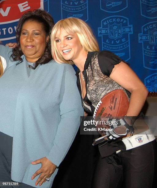 Aretha Franklin and Britney Spears