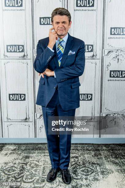 John Michael Higgins visits BUILD Brunch at Build Studio on June 29, 2018 in New York City.