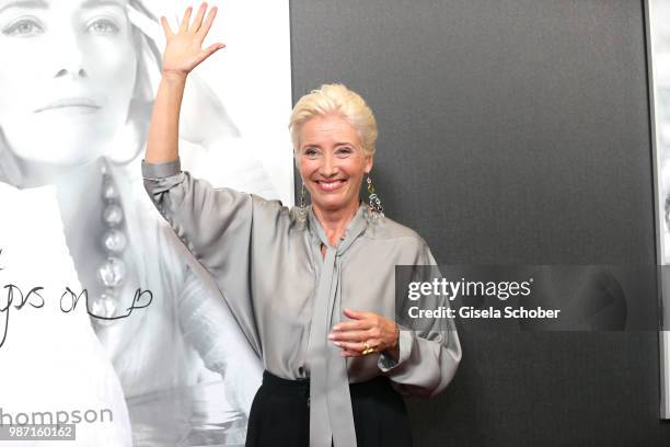 Emma Thompson is awarded at the Cine Merit Award Gala during the Munich Film Festival 2018 at Gasteig on June 29, 2018 in Munich, Germany.