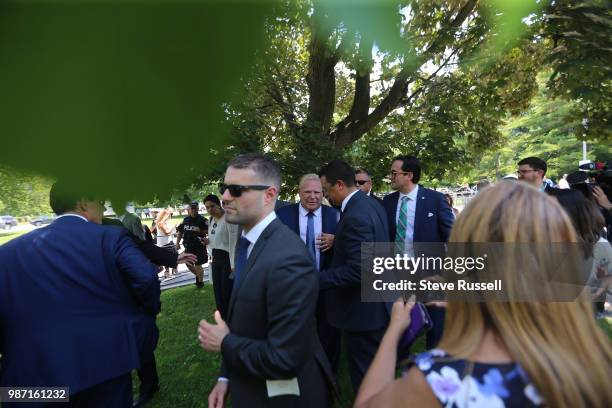 Doug Ford is sworn in as the 26th Premier of Ontario by The Honourable Elizabeth Dowdeswell, Lieutenant Governor of Ontario, at Queen's Park in...