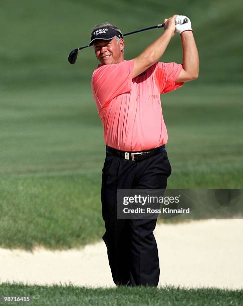 Darren Clarke of Northern Ireland during the pro-am event prior to the Open de Espana at the Real Club de Golf on April 28, 2010 in Seville, Spain.