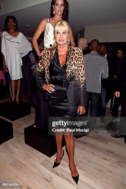 Ivana Trump attends Domenico Vacca Spring 2010 during Mercedes-Benz Fashion Week at the Soho House on September 12, 2009 in New York City.