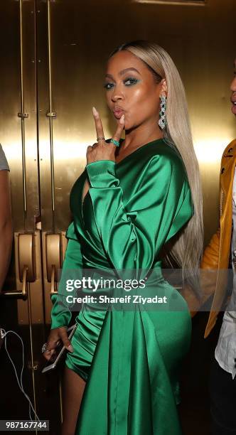 Lala Anthony attends "Power" Season 5 Premiere - After Party at Cipriani 42nd Street on June 28, 2018 in New York City.