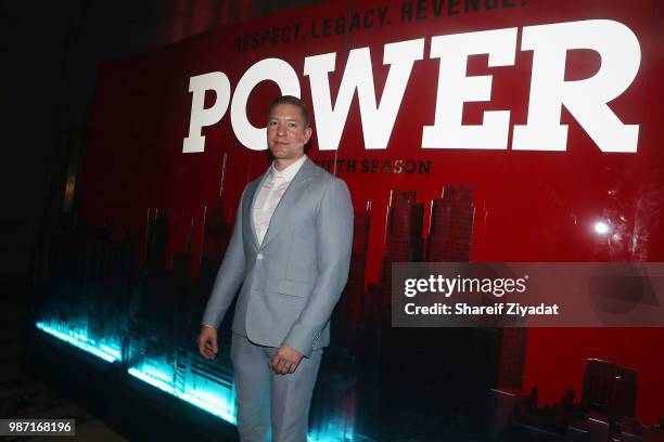 Joseph Sikora attends "Power" Season 5 Premiere - After Party at Cipriani 42nd Street on June 28, 2018 in New York City.