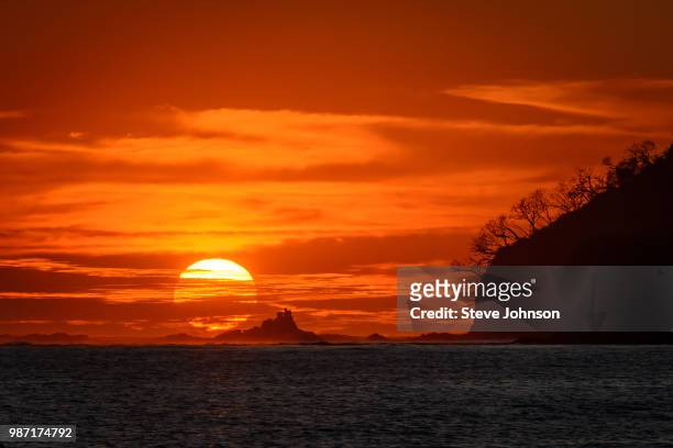 playa carrillo sunset - playa carrillo stock pictures, royalty-free photos & images