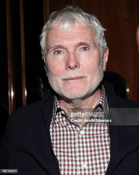 Glenn O'Brien attends the after party for NOWNESS & Arthouse Films' special screening of Jean-Michel Basquiat: The Radiant Child at the Top of The...