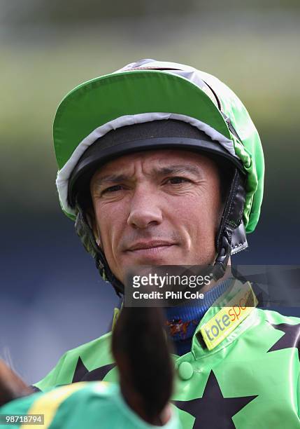 Jockey Frankie Dettori before the Aldermore Conditions Stakes at Ascot racecourse on April 28, 2010 in Ascot, England.