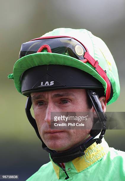 Jockey Dane O'Neill before the Aldermore Conditions Stakes at Ascot racecourse on April 28, 2010 in Ascot, England.