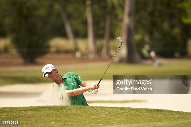 Webb Simpson in action during Thursday play at TPC Louisiana. Avondale, LA 4/22/2010 CREDIT: Fred Vuich