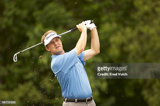David Toms in action during Thursday play at TPC Louisiana. Avondale, LA 4/22/2010 CREDIT: Fred Vuich