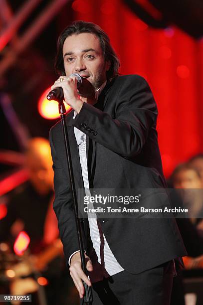 Stanislas performs at L'Olympia on January 20, 2010 in Paris, France.