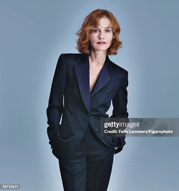 Actress Isabelle Huppert at a portrait session in 2009 for Madame Figaro Magazine. Published image. CREDIT MUST READ: Felix...