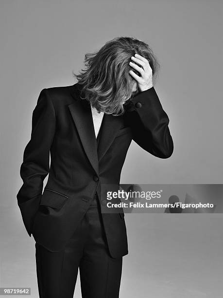 Actress Isabelle Huppert at a portrait session in 2009 for Madame Figaro Magazine. Published image. CREDIT MUST READ: Felix...