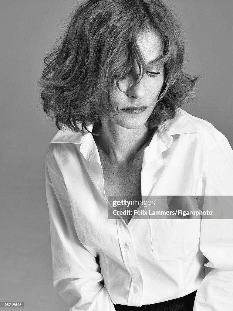 Isabelle Huppert, Madame Figaro, January 3, 2009