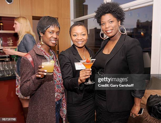 Phylicia Fant, Universal Records, Robin Kearse, Niche Media, and Jeannine Robinson, Germ Online attend the Women in the City event hosted by Niche...