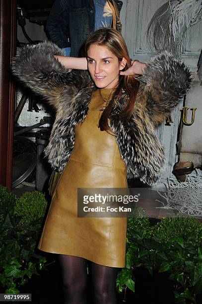 Gaia Repossi attends the Ralph Lauren Dinner To Celebrate Flagship Opening at Ralph Lauren St Germain Store on April 14, 2010 in Paris, France.