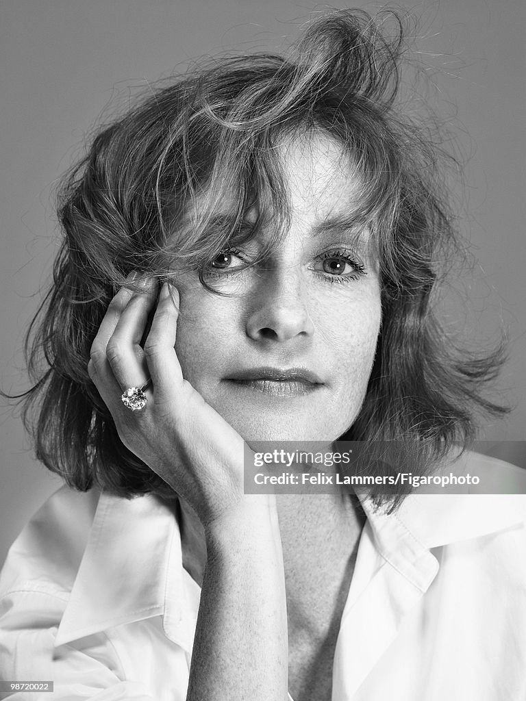 Isabelle Huppert, Madame Figaro, January 3, 2009