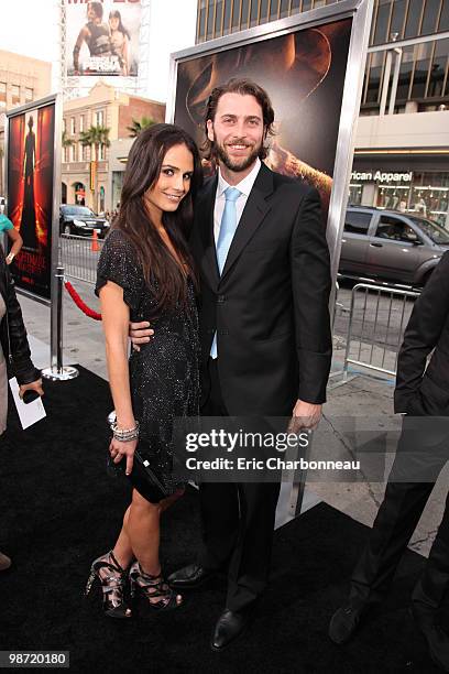 Jordana Brewster and Producer Andrew Form at the World Premiere of Warner Bros. Pictures 'A Nightmare on Elm Street' on April 27, 2010 at Grauman's...