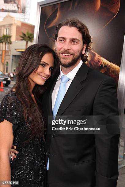 Jordana Brewster and Producer Andrew Form at the World Premiere of Warner Bros. Pictures 'A Nightmare on Elm Street' on April 27, 2010 at Grauman's...