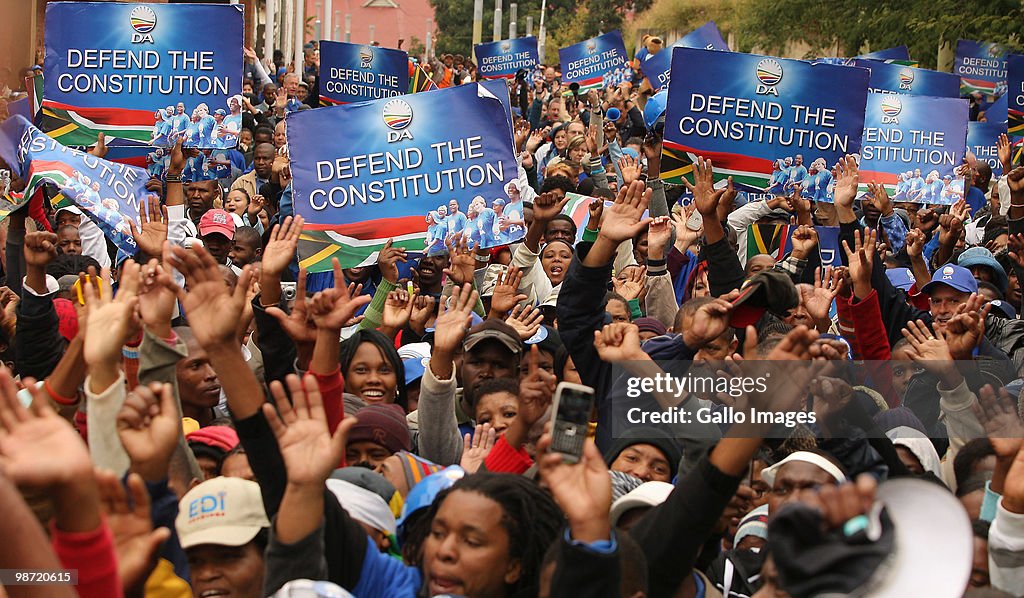 Democratic Alliance Supporters Gather During Freedom Day Celebrations democratic-alliance-supporters-gather-during-freedom-day-celebrations