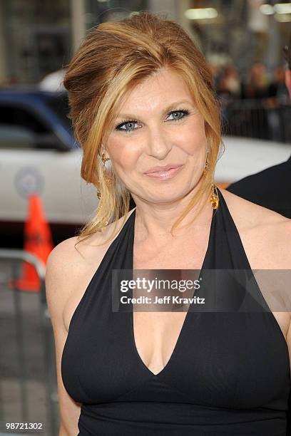 Actress Connie Britton arrives at the Los Angeles premiere of "A Nightmare On Elm Street" held at Grauman's Chinese Theatre on April 27, 2010 in...