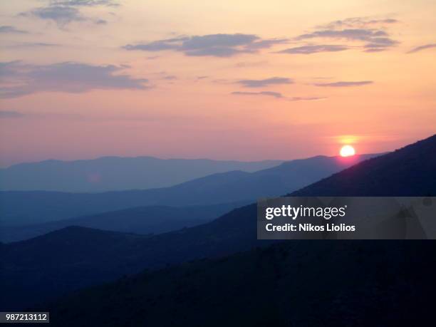 sunset - nikos liolios stock pictures, royalty-free photos & images