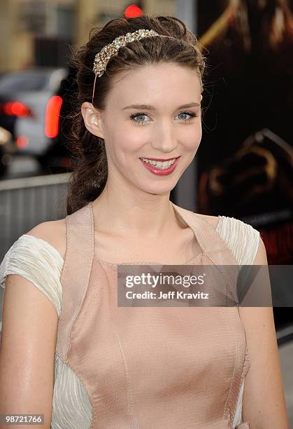 Actress Rooney Mara arrives at the Los Angeles premiere of "A Nightmare On Elm Street" held at Grauman's Chinese Theatre on April 27, 2010 in...