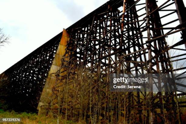 holcomb creek trestle - holcombe stock pictures, royalty-free photos & images