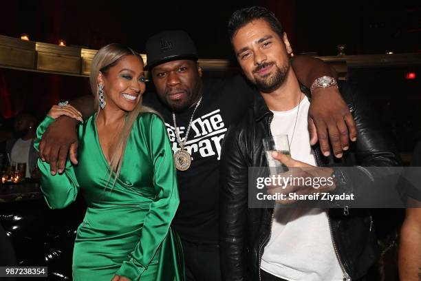 Lala Anthony and 50 Cent attend "Power" Season 5 Premiere - After Party at Cipriani 42nd Street on June 28, 2018 in New York City.