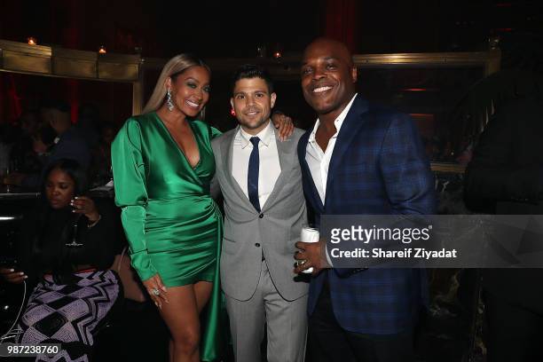 Lala Anthony and Jerry Ferrara attend "Power" Season 5 Premiere - After Party at Cipriani 42nd Street on June 28, 2018 in New York City.