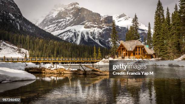 emerald lake - francis winter 個照片及圖片檔