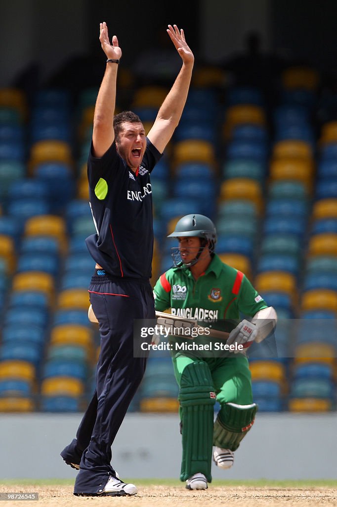 Bangladesh v England: Warm Up Match - ICC T20 World Cup