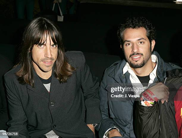 Anthony Kiedis and Guy Oseary