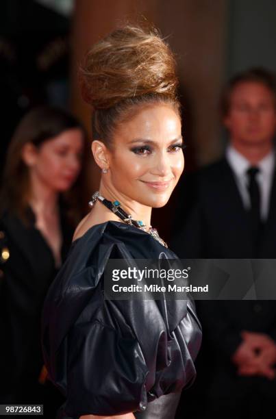 Jennifer Lopez attends the Gala Premiere of The Back-Up Plan at the Vue Leicester Square on on April 28, 2010 in London, England.