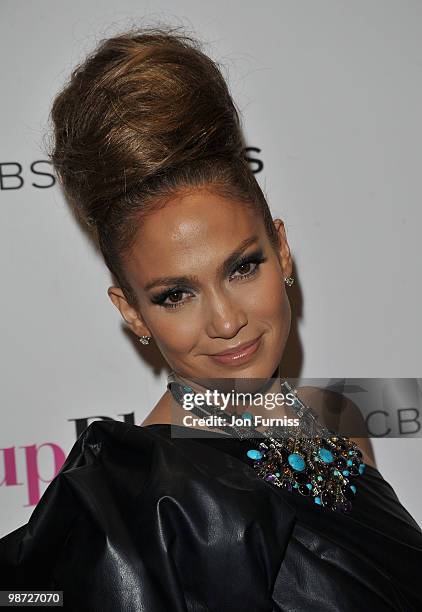 Actress Jennifer Lopez attends 'The Back Up Plan' film premiere at the Vue Leicester Square on April 28, 2010 in London, England.