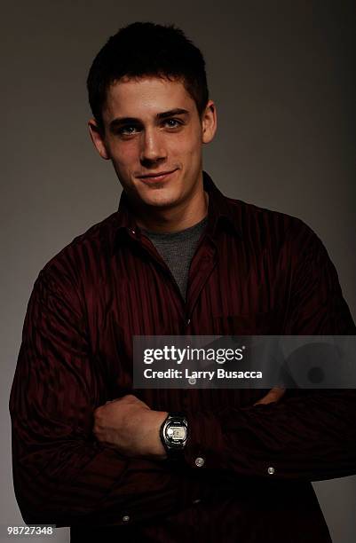 Actor Adam Butcher from the film "Dog Pound" attends the Tribeca Film Festival 2010 portrait studio at the FilmMaker Industry Press Center on April...